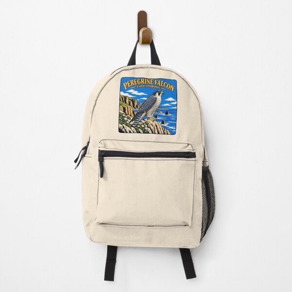Item preview, Peregrine Falcon Vintage Woodcut Bird Illustration designed and sold by American Fieldmark Studio.