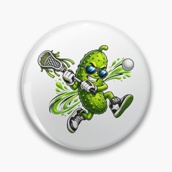 Item preview, Funny Pickle Lacrosse Player Cool Pickle Sports Lacrosse Lover Humor designed and sold by 76Valeria.