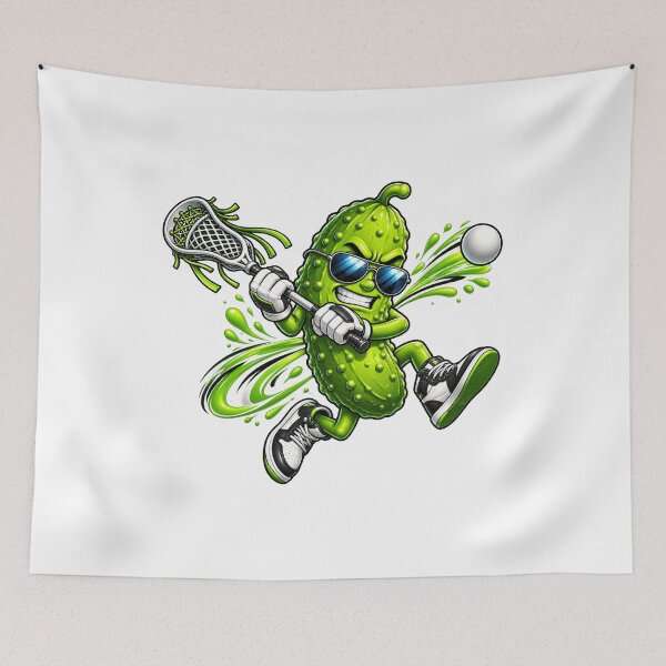 Item preview, Funny Pickle Lacrosse Player Cool Pickle Sports Lacrosse Lover Humor designed and sold by 76Valeria.