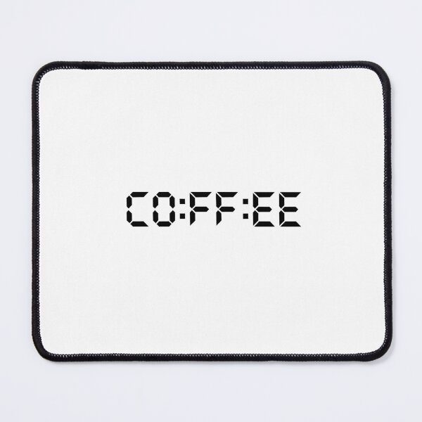 Item preview, Coffee Digital Clock Retro Typography designed and sold by DarkThreads320.