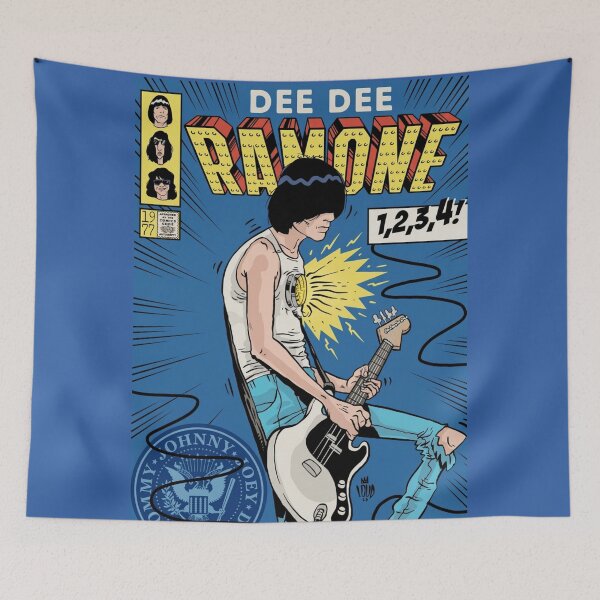 Item preview, Ramones Original Custom Vintage Music Band Tee Unique Poster Wall Art designed and sold by Cool Robot Bro..