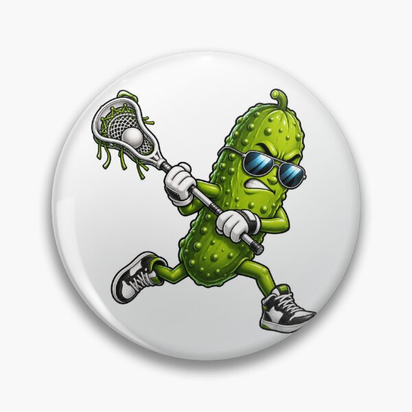 Item preview, Funny Pickle Lacrosse Player Cool Pickle Sports Lacrosse Lover Humor designed and sold by 76Valeria.