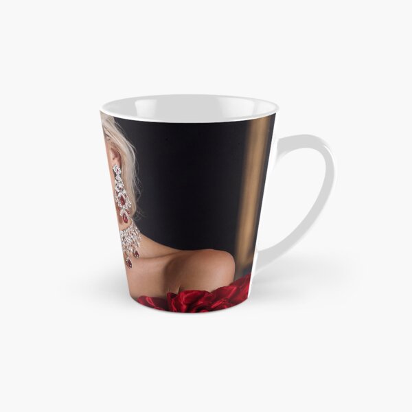 Item preview, Beautiful blonde woman in a red dress designed and sold by KNBS.