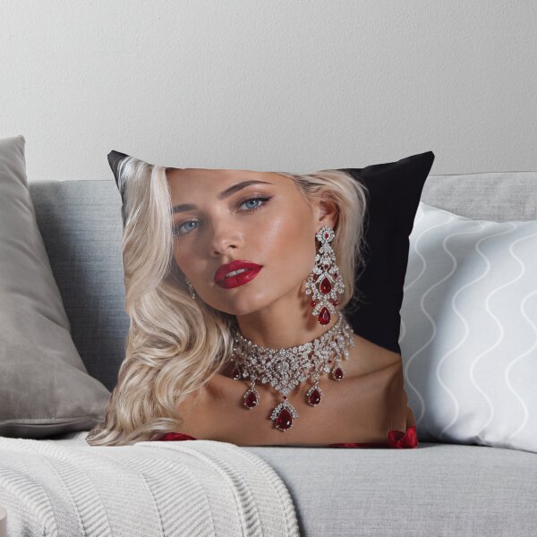 Item preview, Beautiful blonde woman in a red dress designed and sold by KNBS.