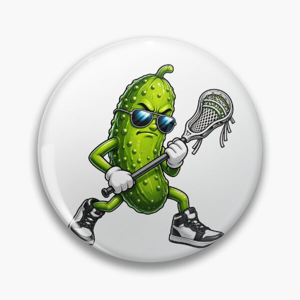 Item preview, Funny Pickle Lacrosse Player Cool Pickle Sports Lacrosse Lover Humor designed and sold by 76Valeria.