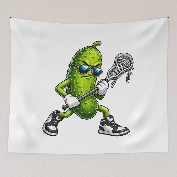 Item preview, Funny Pickle Lacrosse Player Cool Pickle Sports Lacrosse Lover Humor designed and sold by 76Valeria.