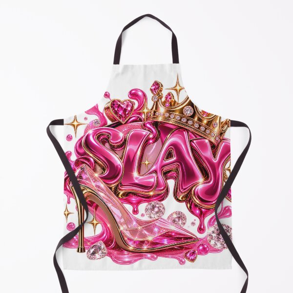 Item preview, SLAY – Pink Glam 3D Typography designed and sold by AnastasiaNensy.