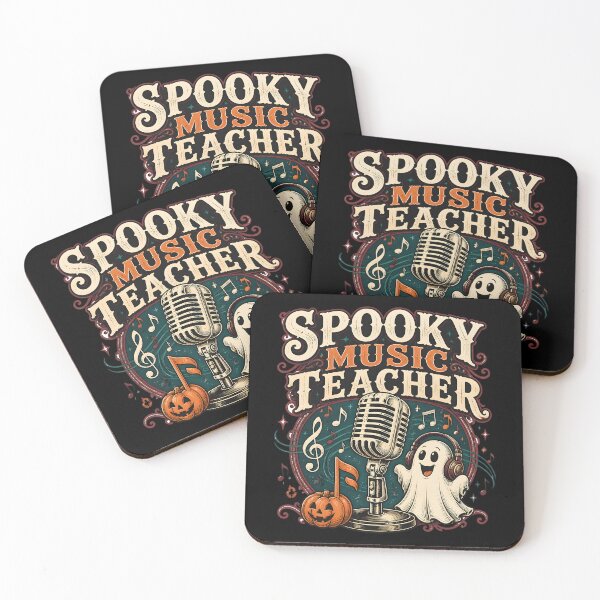 Item preview, Spooky Music Teacher Musical Notes Halloween designed and sold by RoyesButler.