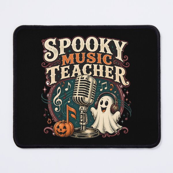 Item preview, Spooky Music Teacher Musical Notes Halloween designed and sold by RoyesButler.