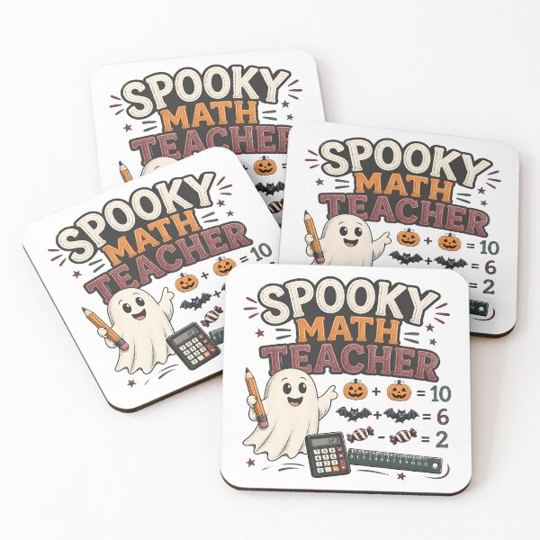 Item preview, Spooky Math Teacher Halloween Numbers Calculator designed and sold by RoyesButler.