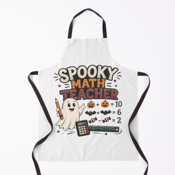 Item preview, Spooky Math Teacher Halloween Numbers Calculator designed and sold by RoyesButler.