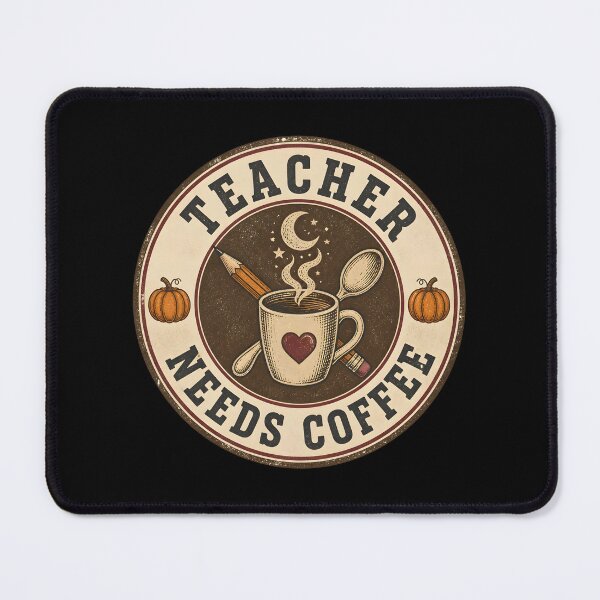 Item preview, Teacher Coffee Badge Vintage School Emblem Gift designed and sold by RoyesButler.