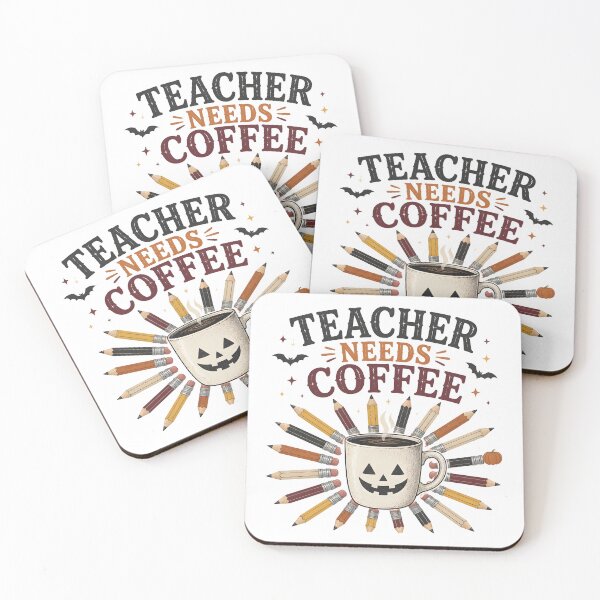 Item preview, Retro Teacher Coffee Vintage Spooky School designed and sold by RoyesButler.