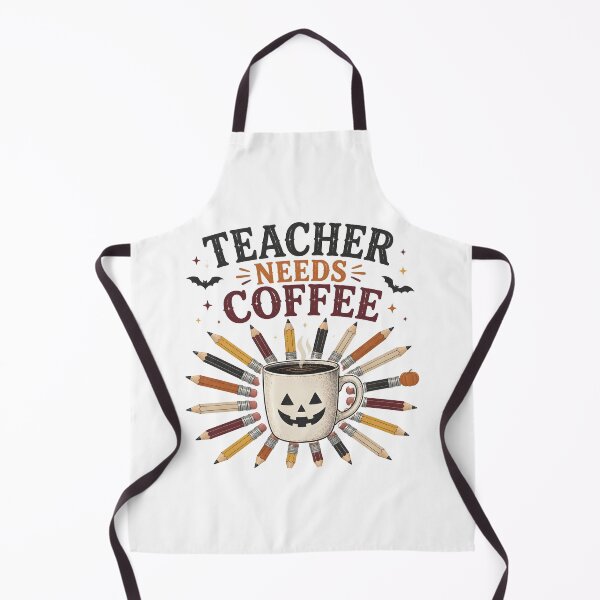 Item preview, Retro Teacher Coffee Vintage Spooky School designed and sold by RoyesButler.