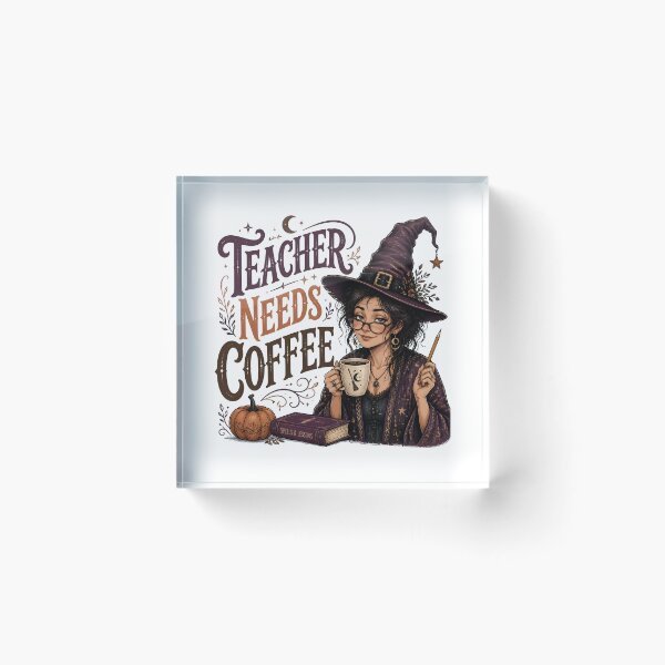 Item preview, Witch Teacher Coffee Magical Spooky School designed and sold by RoyesButler.
