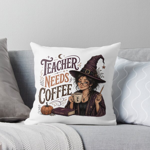 Item preview, Witch Teacher Coffee Magical Spooky School designed and sold by RoyesButler.