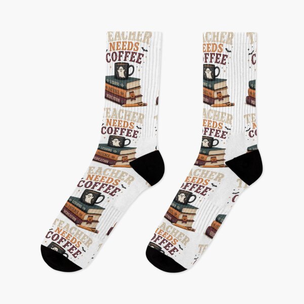 Item preview, Teacher Needs Coffee Books Classroom Library designed and sold by RoyesButler.