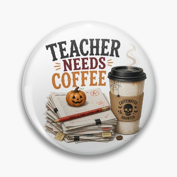 Item preview, Teacher Needs Coffee Stacks Autumn Classroom School designed and sold by RoyesButler.
