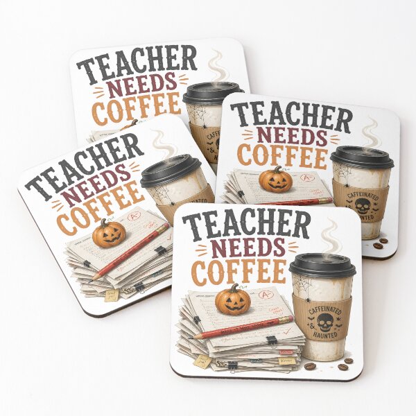 Item preview, Teacher Needs Coffee Stacks Autumn Classroom School designed and sold by RoyesButler.