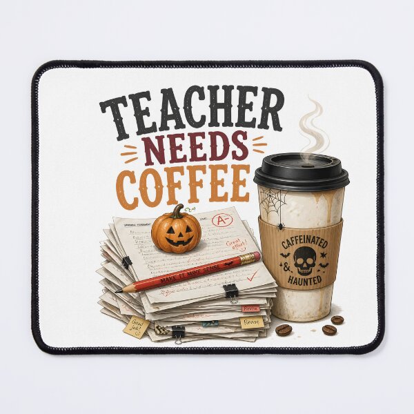 Item preview, Teacher Needs Coffee Stacks Autumn Classroom School designed and sold by RoyesButler.