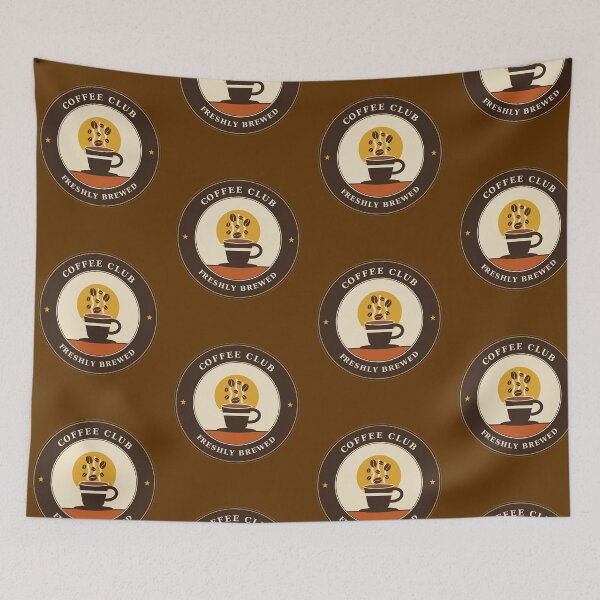 Item preview, Coffee Club Freshly Brewed  designed and sold by ZackyyDesigns.