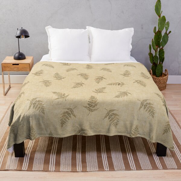 Item preview, Pressed Ferns – Vintage Linen Botanical Pattern designed and sold by thedawndesign.