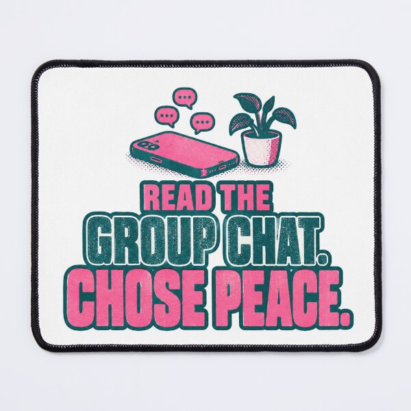 Item preview, Muted Group Chat Joke With a Face Down Phone designed and sold by eignvalue.