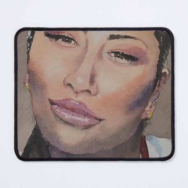 Item preview, Watercolor Portrait of a Woman designed and sold by SlavaArt.