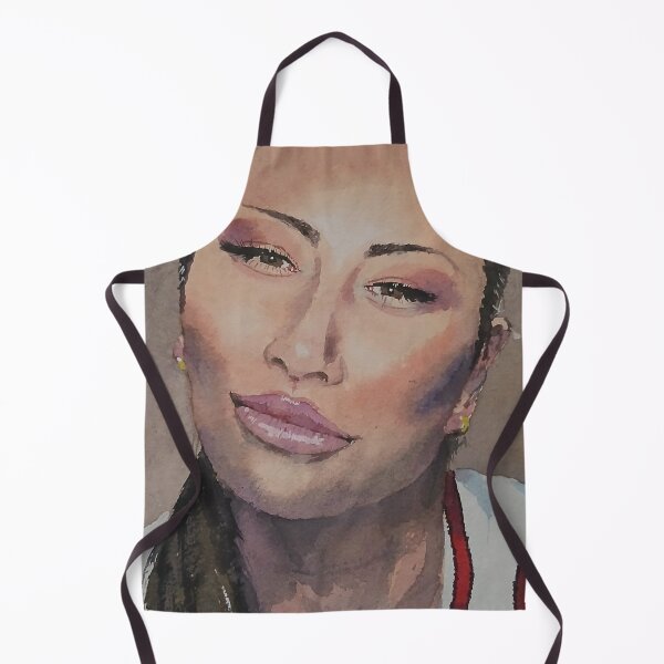 Item preview, Watercolor Portrait of a Woman designed and sold by SlavaArt.