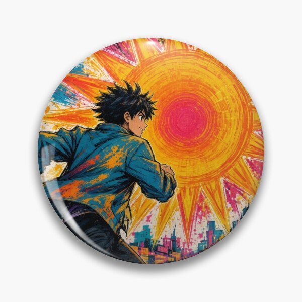 Item preview, Anime Street Art - Chase The Horizon - Lonely Sun designed and sold by JonelleTshirts.