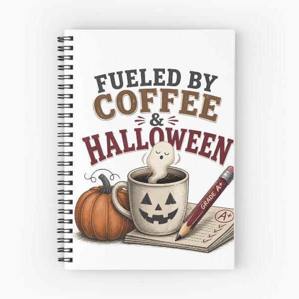 Item preview, Fueled By Coffee Halloween Spooky Teacher School designed and sold by RoyesButler.