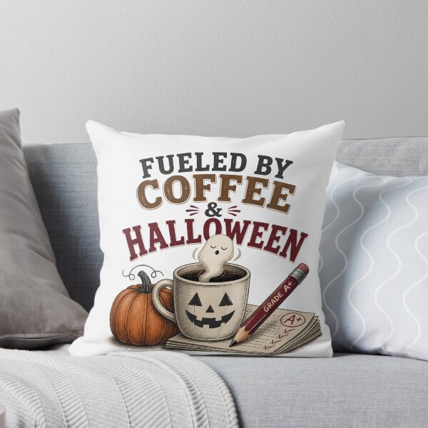Item preview, Fueled By Coffee Halloween Spooky Teacher School designed and sold by RoyesButler.