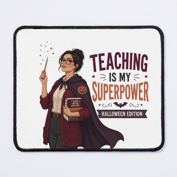 Item preview, Teaching Is My Superpower Spooky Teacher School designed and sold by RoyesButler.