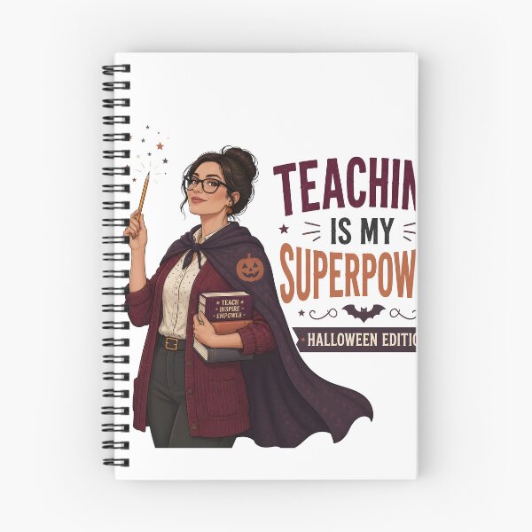 Item preview, Teaching Is My Superpower Spooky Teacher School designed and sold by RoyesButler.