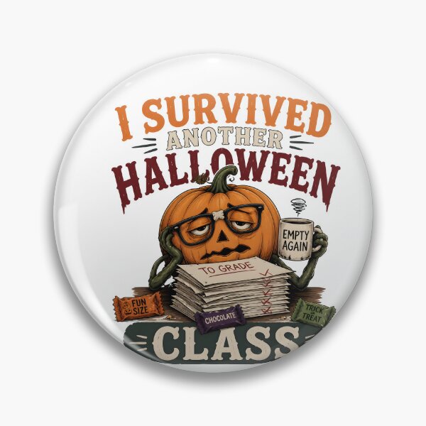 Item preview, Survived Halloween Class Teacher Holiday Survival designed and sold by RoyesButler.