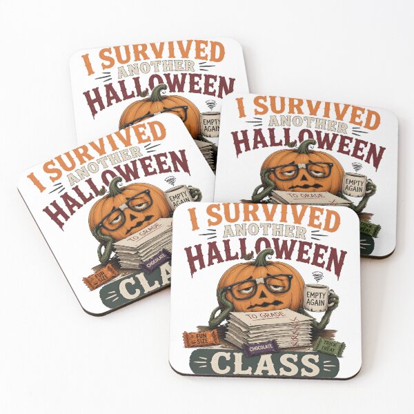 Item preview, Survived Halloween Class Teacher Holiday Survival designed and sold by RoyesButler.