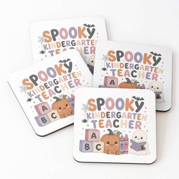 Item preview, Spooky Kindergarten Teacher ABC Blocks Little Pumpkins designed and sold by RoyesButler.