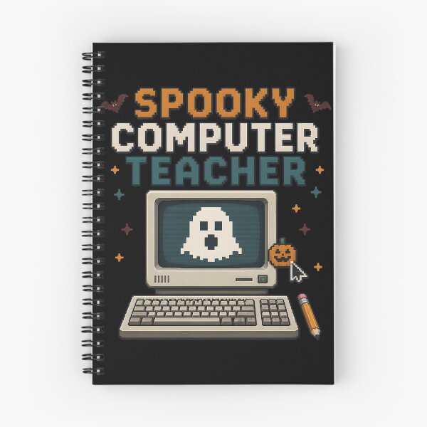 Item preview, Spooky Computer Teacher Tech Lab Digital Halloween designed and sold by RoyesButler.