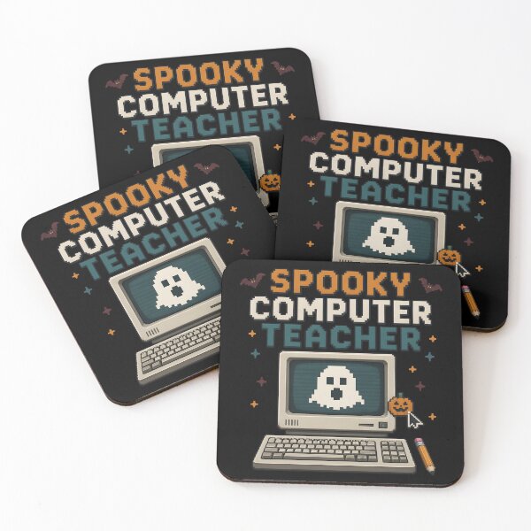 Item preview, Spooky Computer Teacher Tech Lab Digital Halloween designed and sold by RoyesButler.
