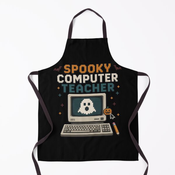Item preview, Spooky Computer Teacher Tech Lab Digital Halloween designed and sold by RoyesButler.