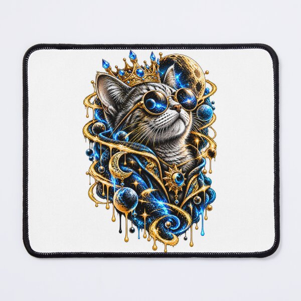 Item preview, Cosmic Cat King of Galaxies designed and sold by ODDLUME CLUB.