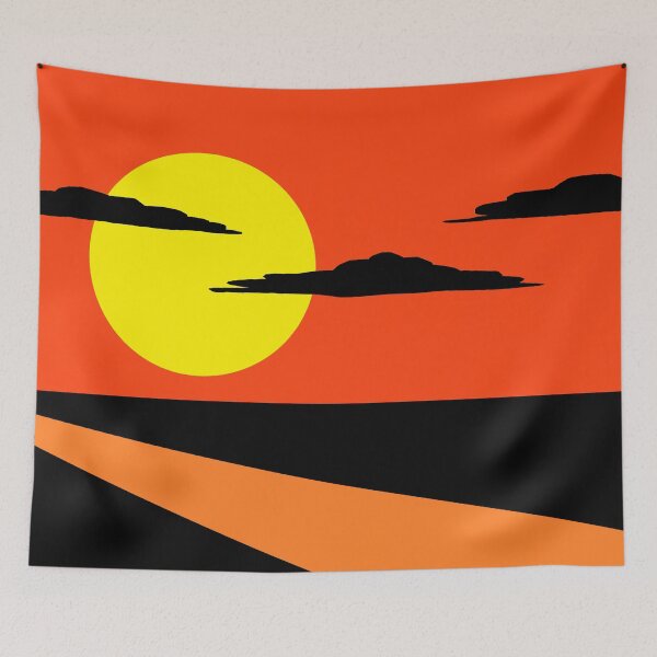 Item preview, The Golden Way in Desert Sunset designed and sold by ArtisticJump.