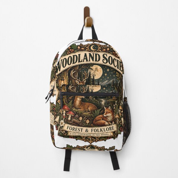 Item preview, Vintage Woodland Society Forest Badge designed and sold by MysticCanvasAi.