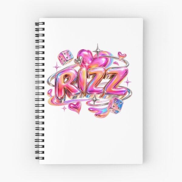 Item preview, RIZZ – Colorful 3D Internet Slang designed and sold by AnastasiaNensy.