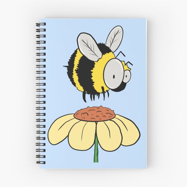 Item preview, Cute Bumblebee on Flower – Funny Bee Cartoon Illustration designed and sold by Cosmic-Meadows.