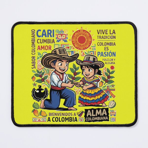 Item preview, Colombia Culture & Folklore - Traditional Chibi Couple designed and sold by DaniStone22.