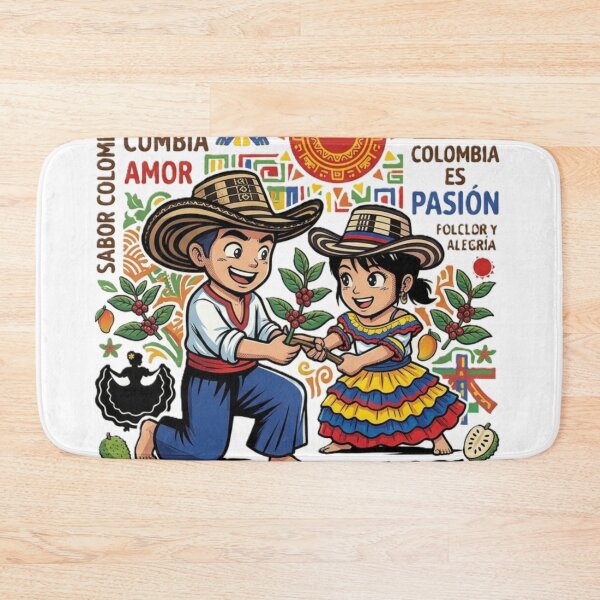 Item preview, Colombia Culture & Folklore - Traditional Chibi Couple designed and sold by DaniStone22.