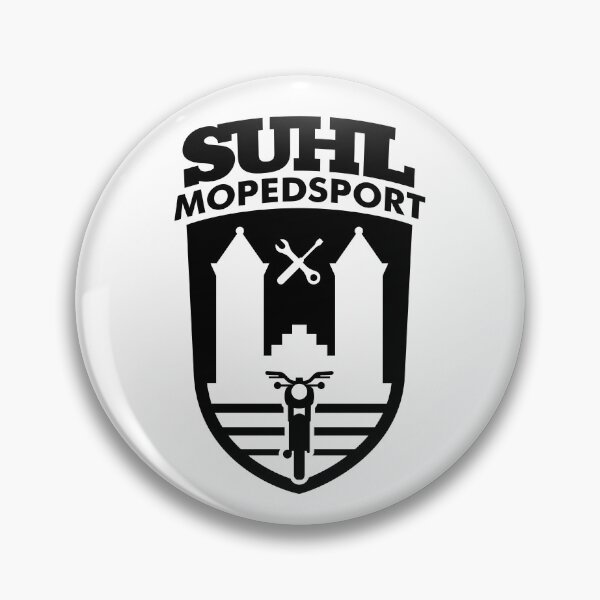 Item preview, Simson S50 S51 Suhl Mopedsport Coat of Arms Logo (black) designed and sold by VEB Ostladen.
