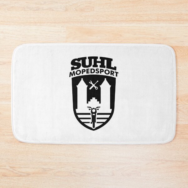 Item preview, Simson S50 S51 Suhl Mopedsport Coat of Arms Logo (black) designed and sold by VEB Ostladen.