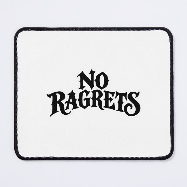 Item preview, No Ragrets Funny Tattoo Meme Sticker designed and sold by SwagCraftsCo.